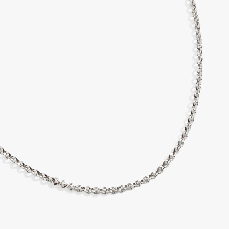 Faceted Rolo Charm & Layering Necklace