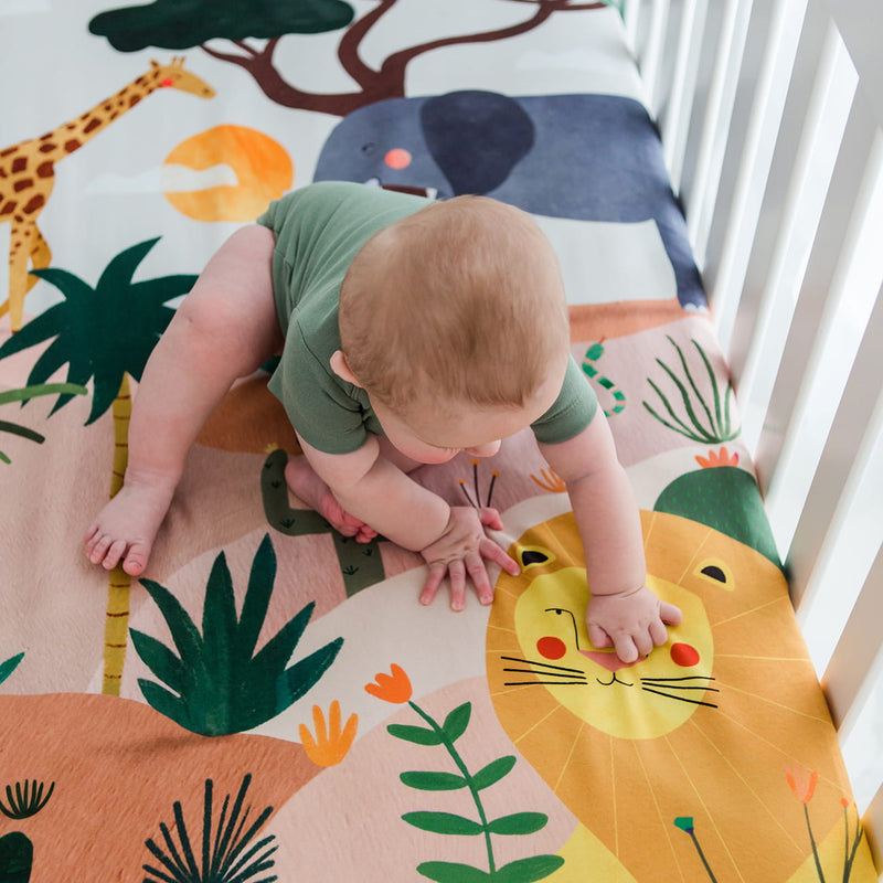 In The Savanna Mini Crib Sheet