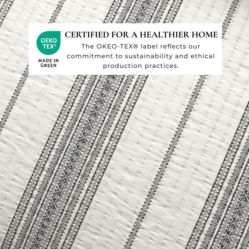 3-Piece Stripe Quilt - Wesley Collection