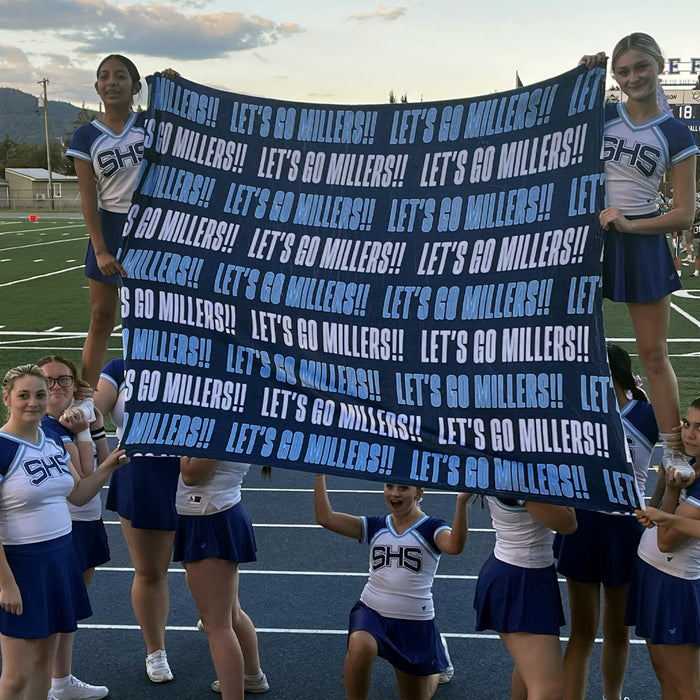 Let's Go (Custom Team Name) - Personalized Blanket