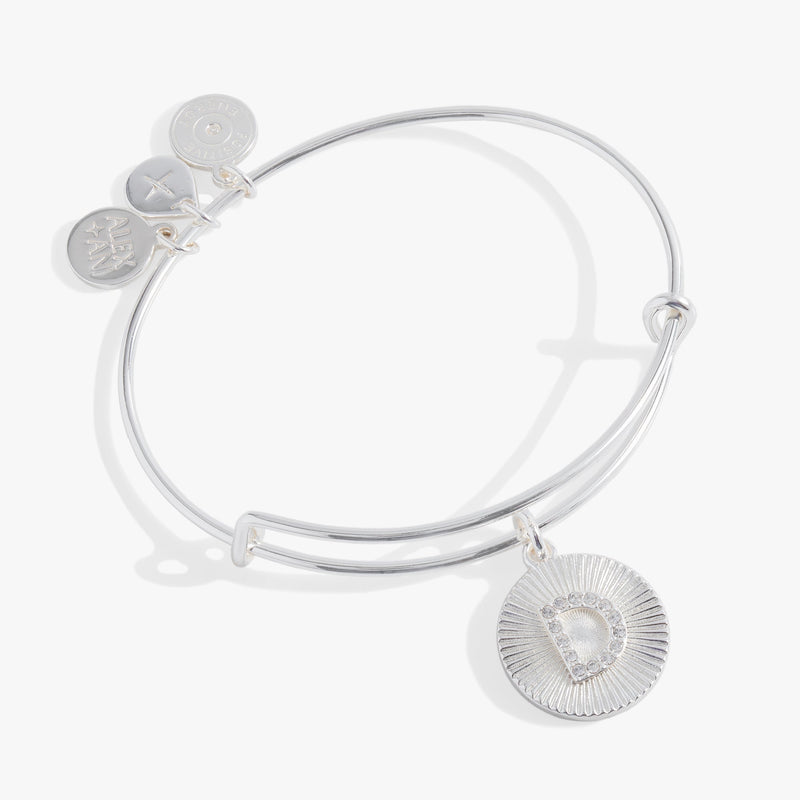Initial D Pave Starburst Texture Bangle
