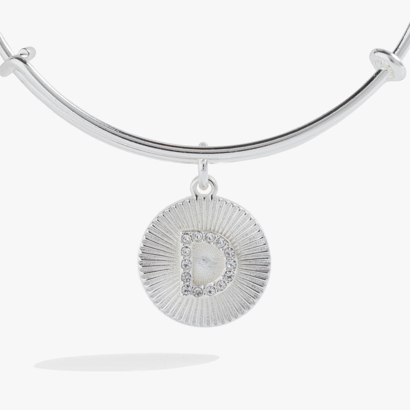 Initial D Pave Starburst Texture Bangle