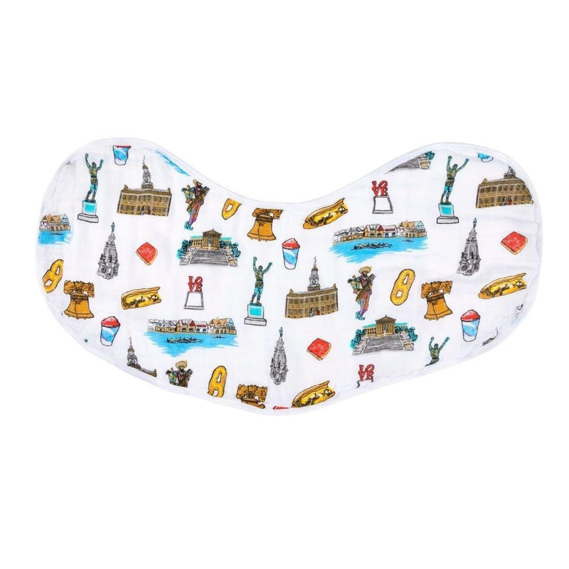 Philadelphia Baby (Whiz Kid) Gift Bundle Swaddle, Bib, and Onesie