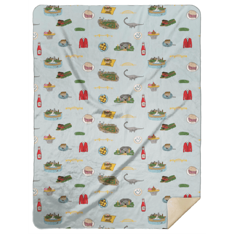Pittsburgh Plush Throw Blanket 60x80