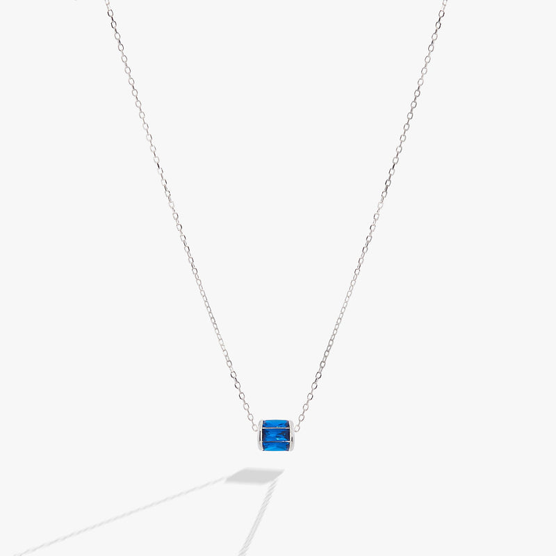 September Birthstone Precious Pendant Necklace