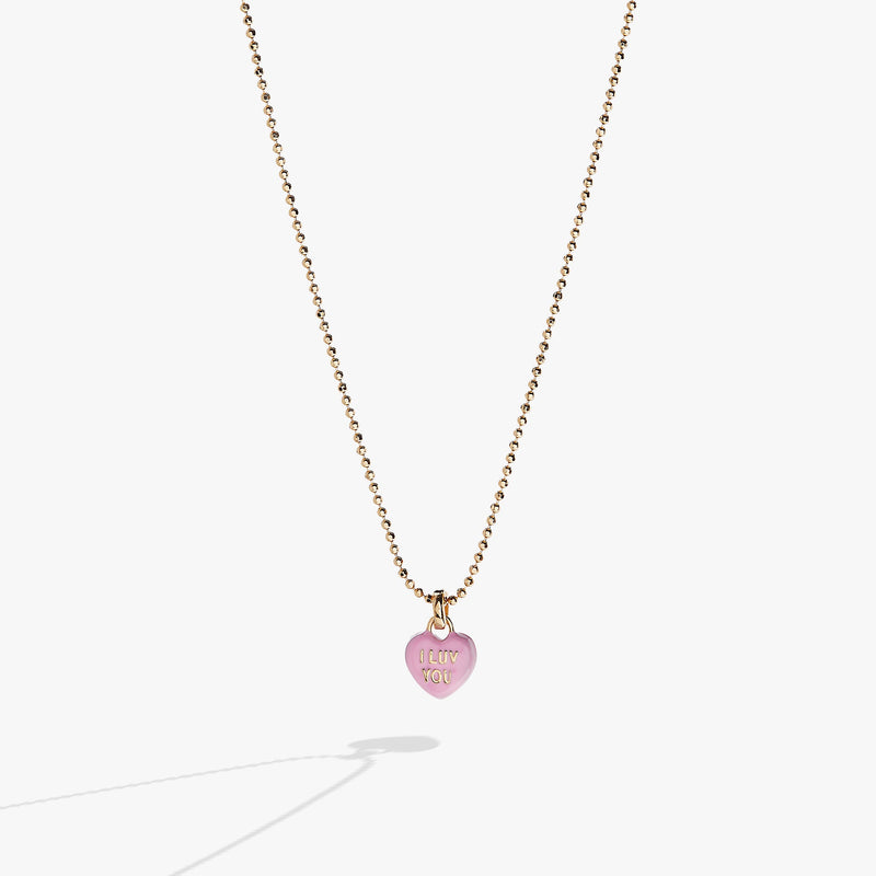 Sweethearts® 'I Luv You' Charm Necklace