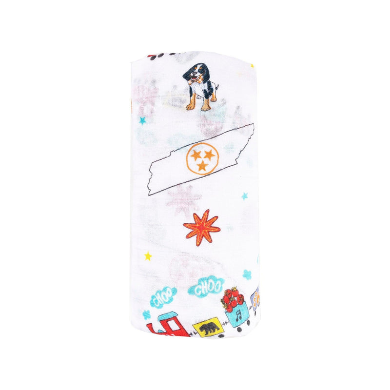 Tennessee Flag Baby Gift Bundle Extra Large Bamboo Cotton
