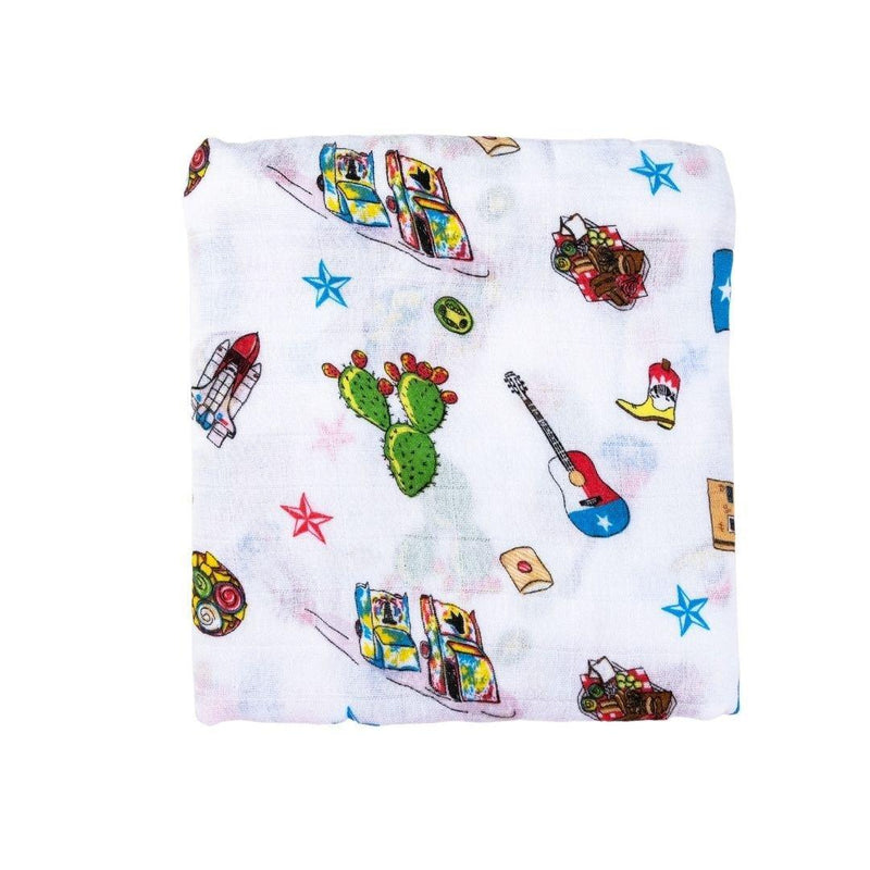 Texas Pride Newborn Gift Bundle: Swaddle, Bib & Onesie