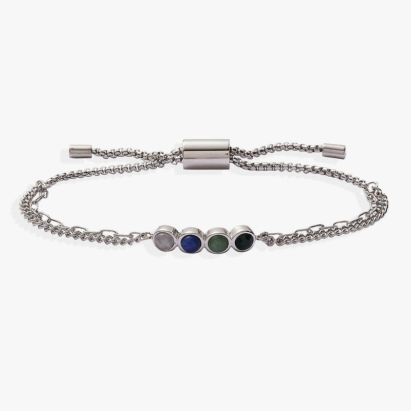 Wife Hidden Message Acrostic Bolo Bracelet