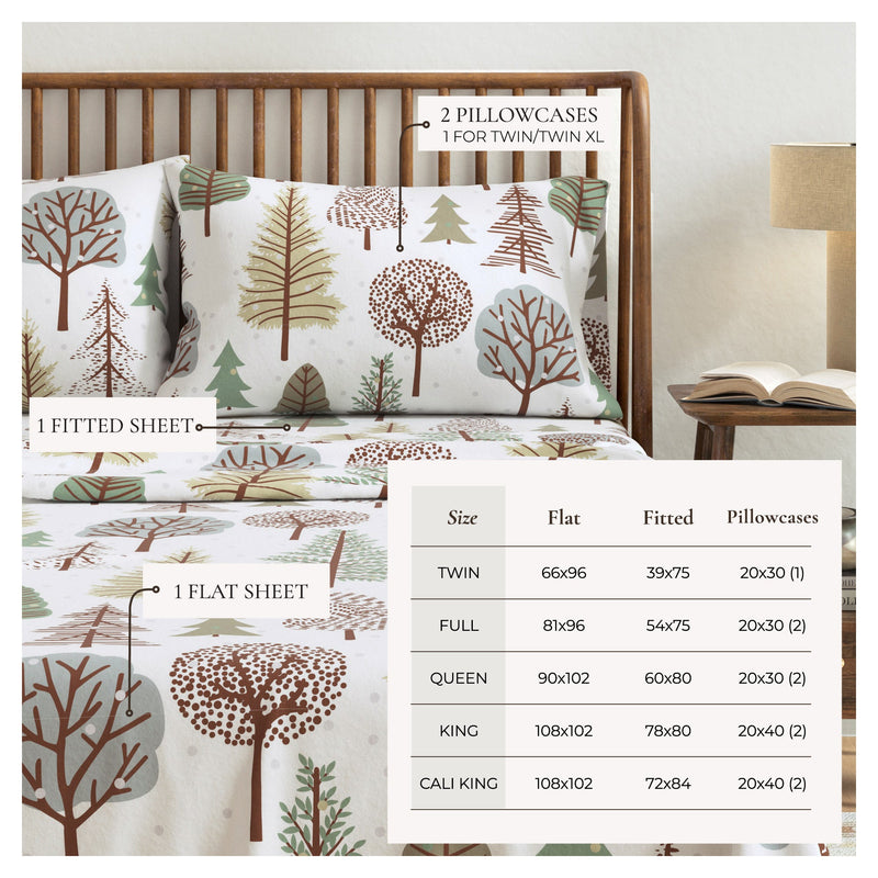 4-Piece Turkish Cotton Flannel Sheet - Stratton Collection