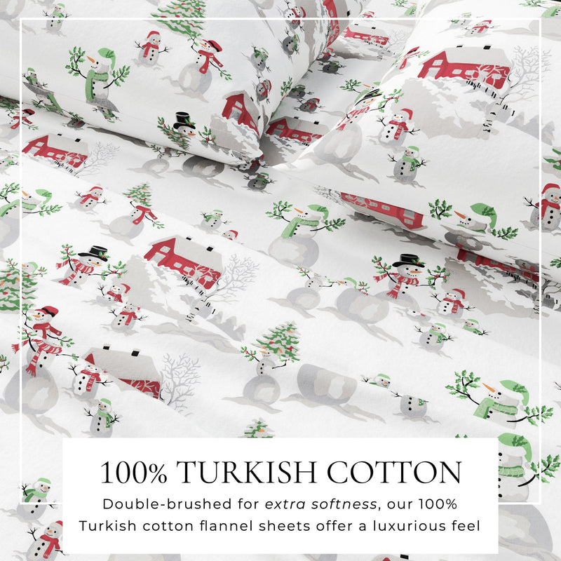 4-Piece Turkish Cotton Flannel Sheet - Stratton Collection