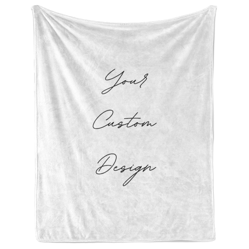 Full Custom Design - Vertical Layout - Personalized Blanket